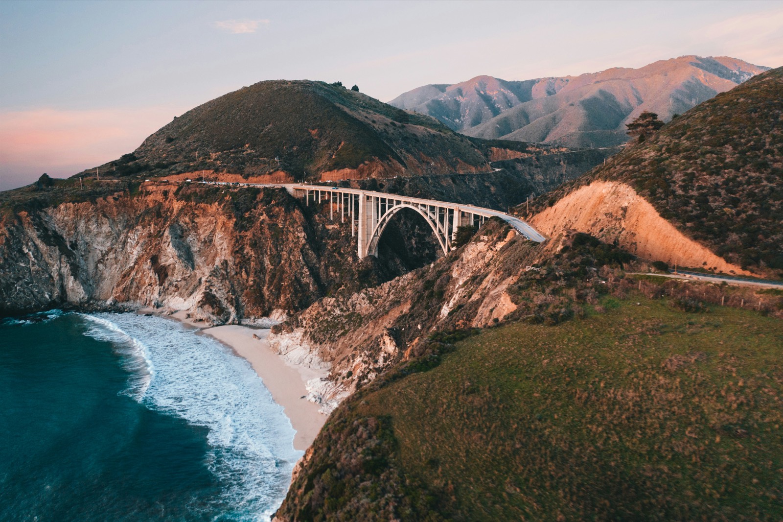 The Pacific coast of California